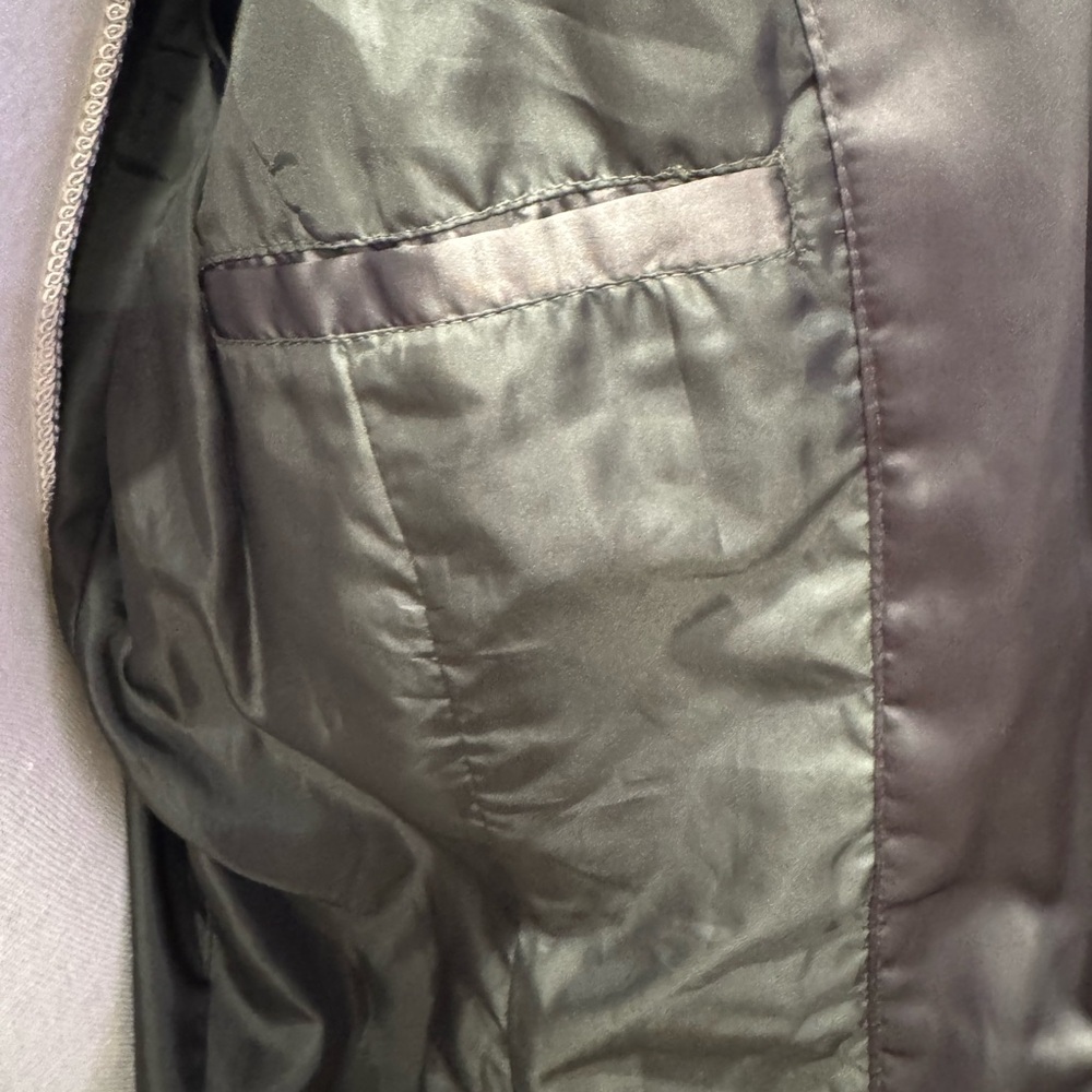 Women's Olive Green  Puffer Jacket - Picture 6 of 10